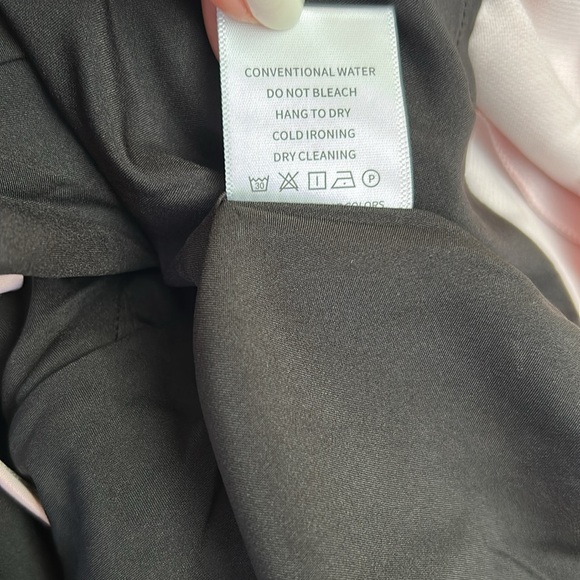 NWT First Date NYC Sophia Black-Pink Bow Rhinestone Flare Mini Dress $258 Sz XS - Picture 16 of 16